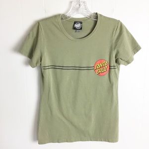 Santa Cruz Tillys Green T-Shirt Size S